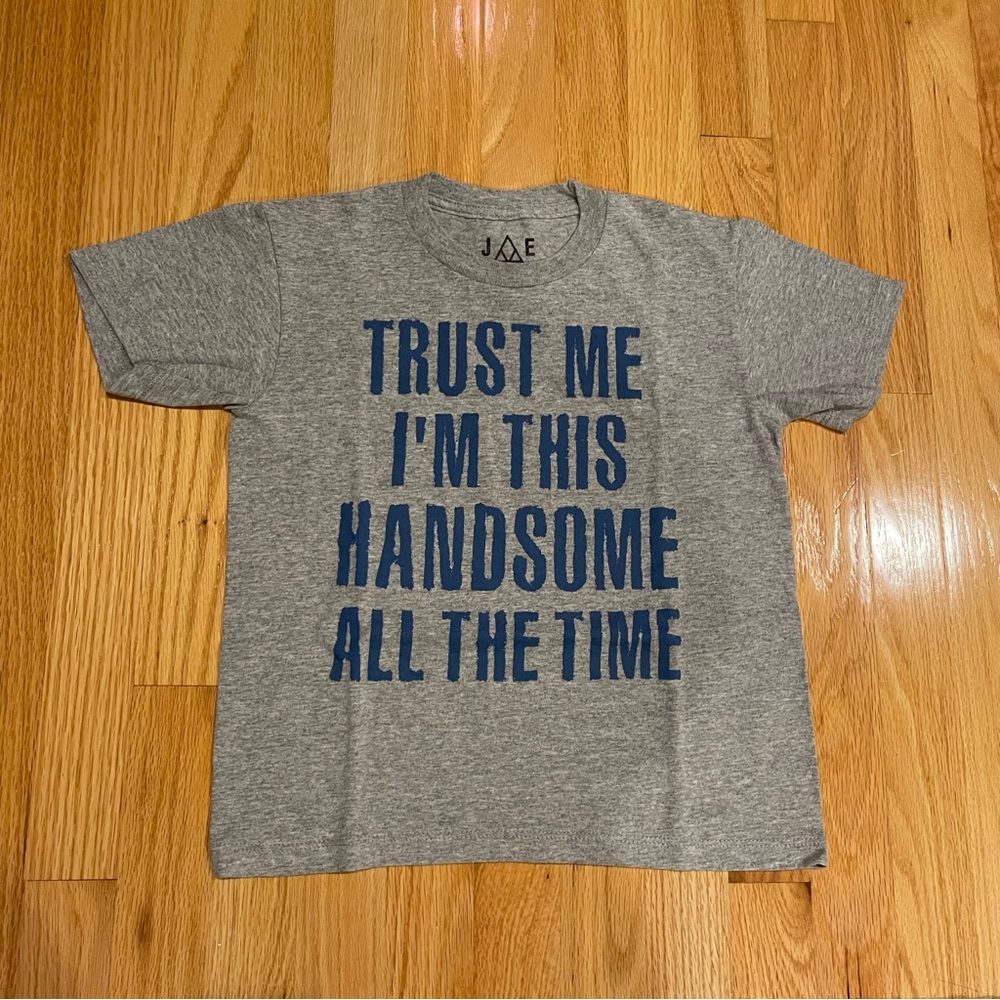 Boys’ “Handsome” Graphic T-Shirt